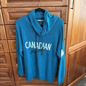 Parkhurst Teal Turtleneck Sweater